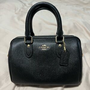 Coach Black Mini Rowan Crossbody Bag